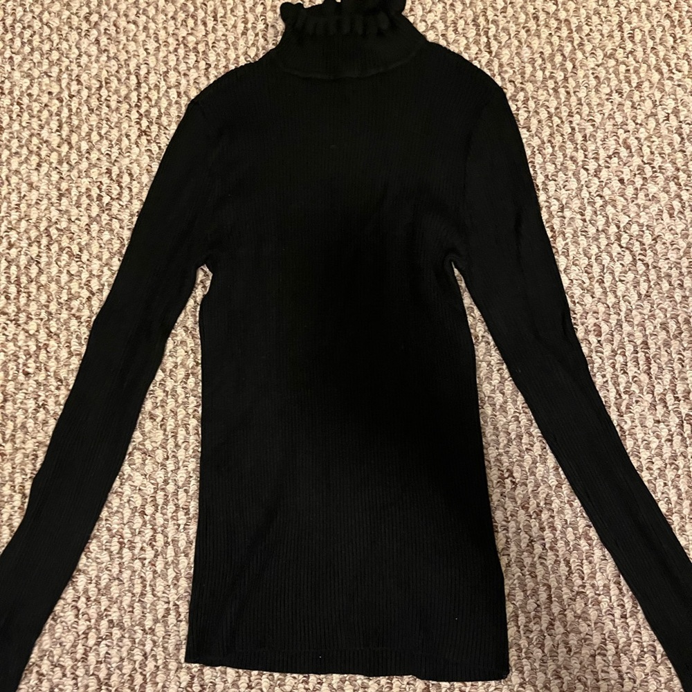 Black express turtleneck sweater